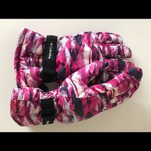 Girls Columbia snow gloves